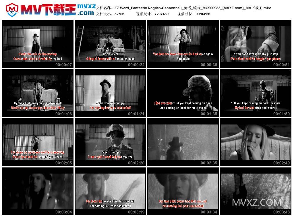 ZZ Ward_Fantastic Negrito-Cannonball_英语_流行_MC900983